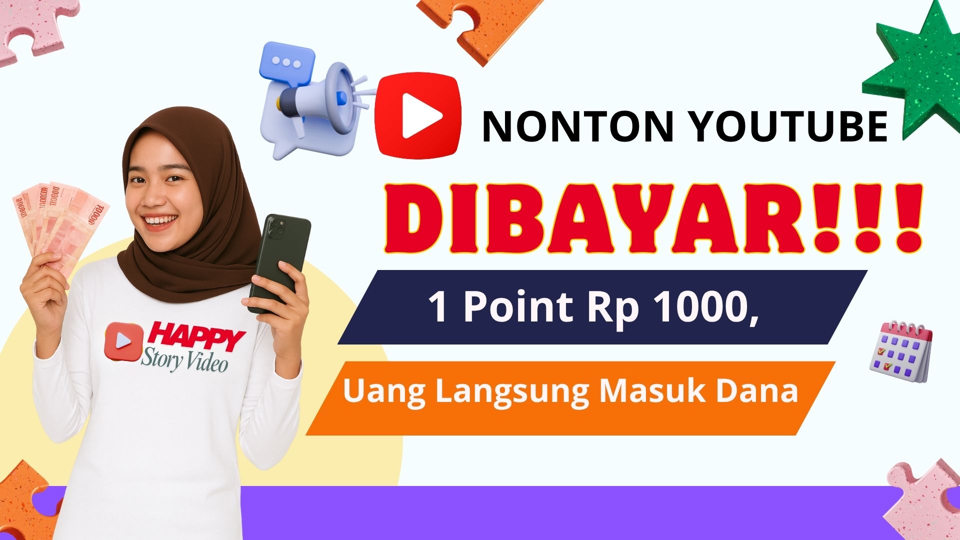 Nonton Youtube Dapat Uang